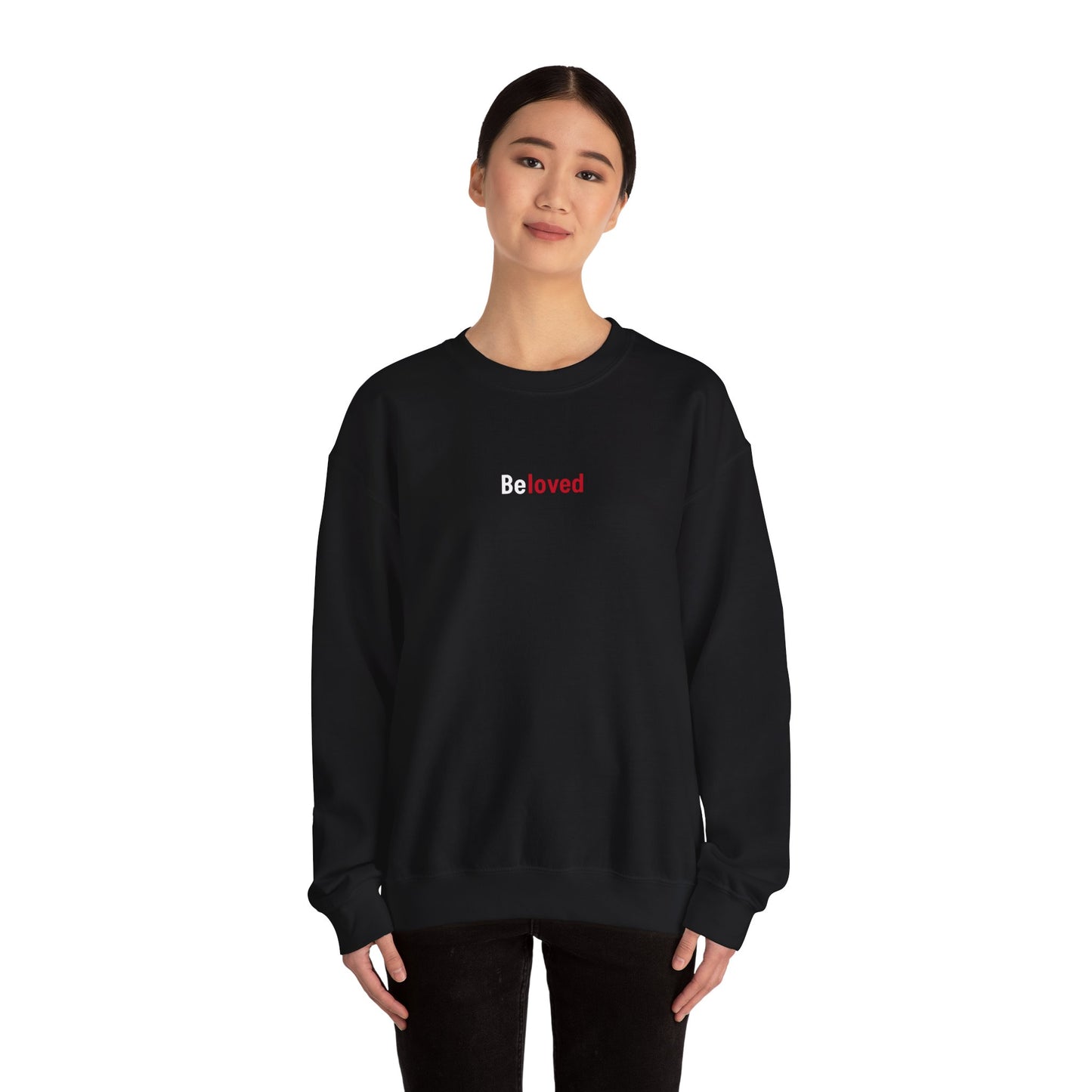 Black Unisex Beloved Sweatshirt w/Definition/Greek Translation