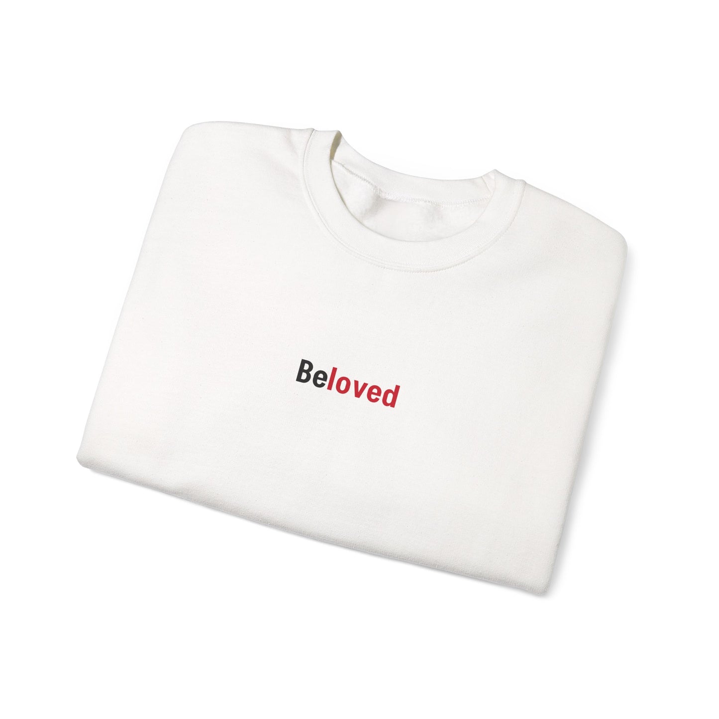 White Unisex Beloved Sweatshirt No Definition