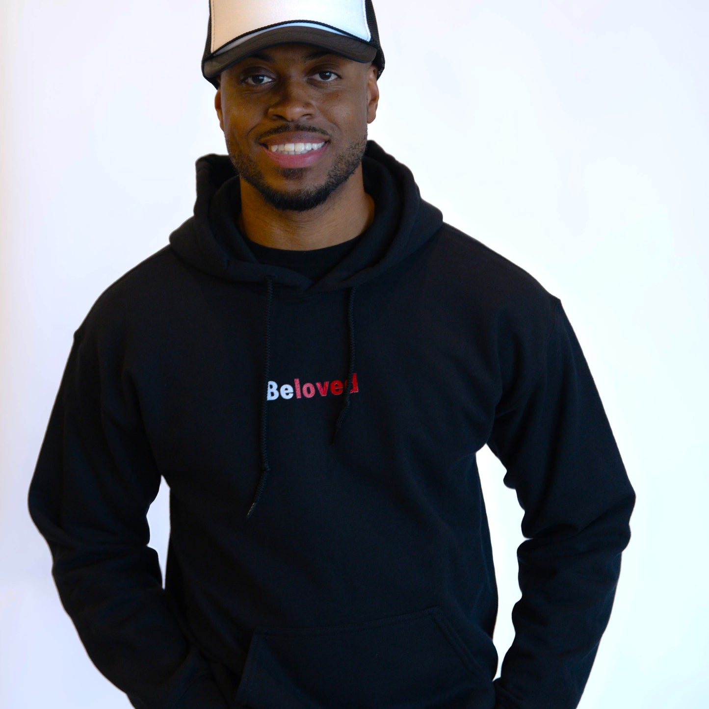 Black Unisex Beloved Heavy Blend Hoodie No Definition