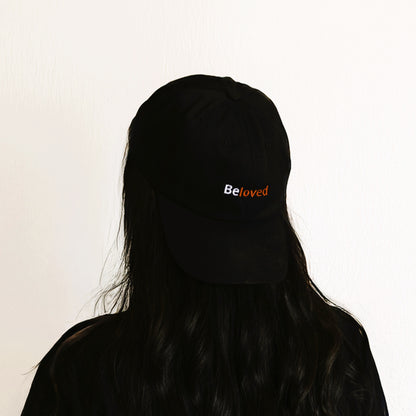 Embroided Adjustable Black Beloved Baseball Hat