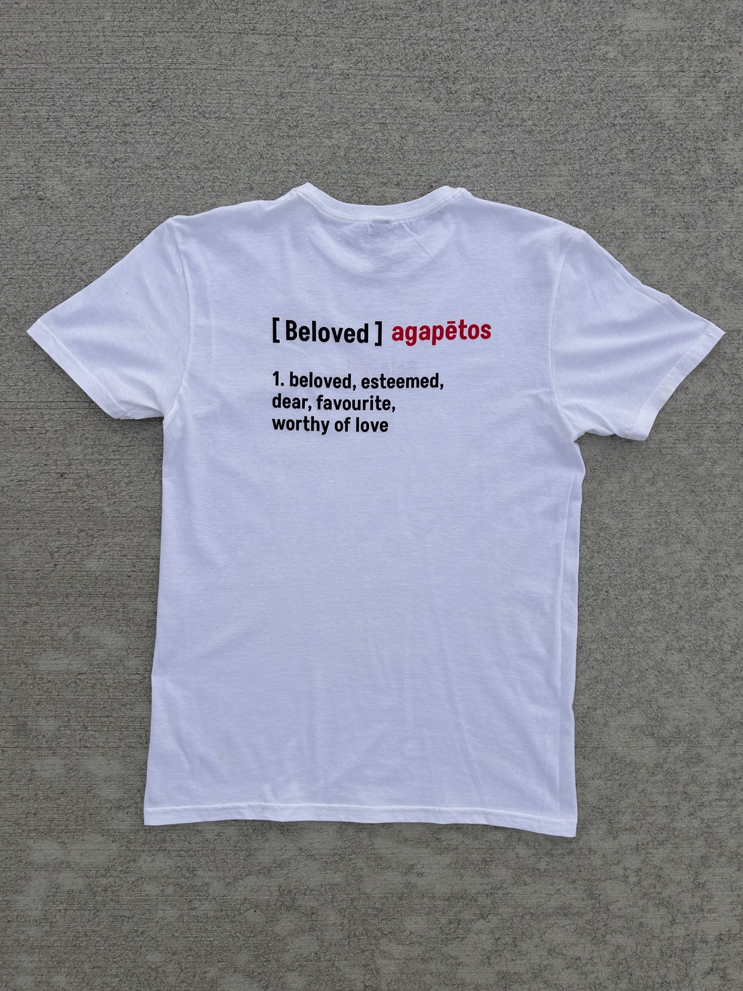 Beloved T-Shirt w/Definition/Greek Translation