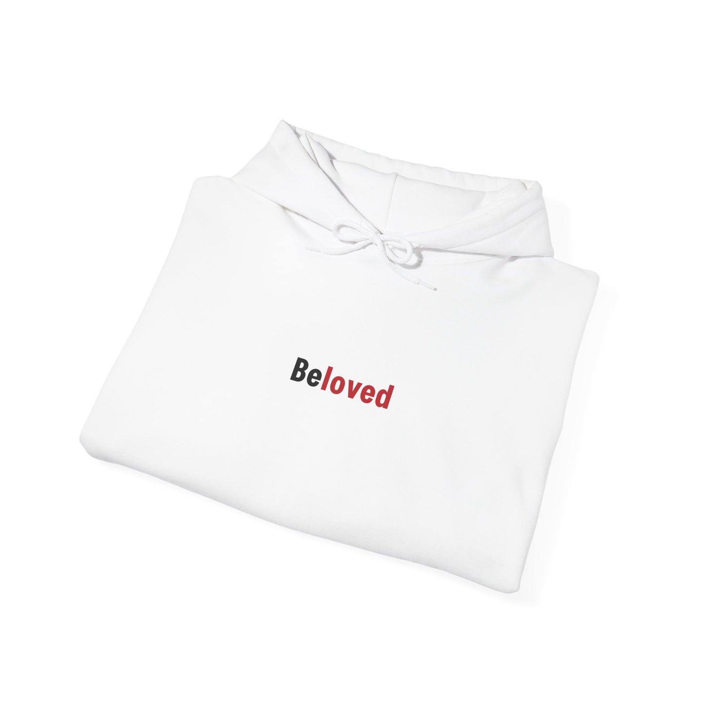 White Unisex Beloved Hoodie No Definition