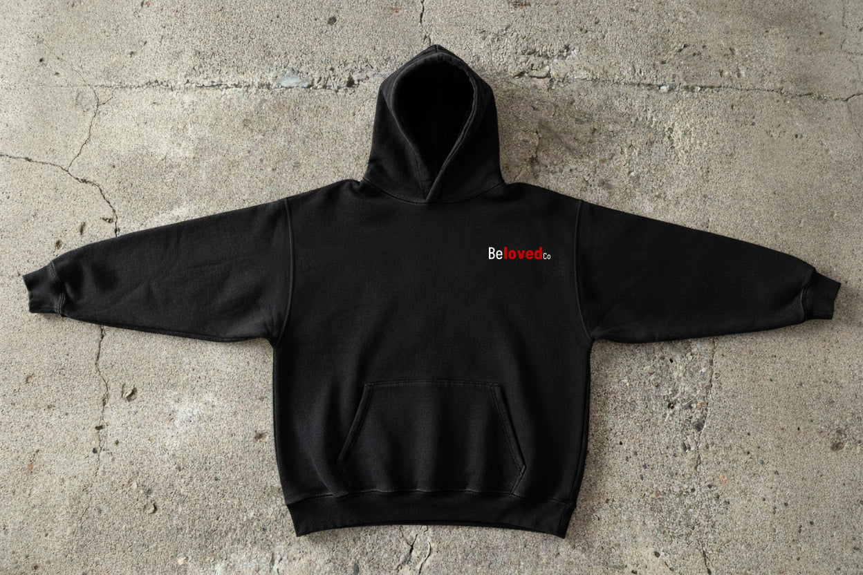 BELOVED Black Hoodie