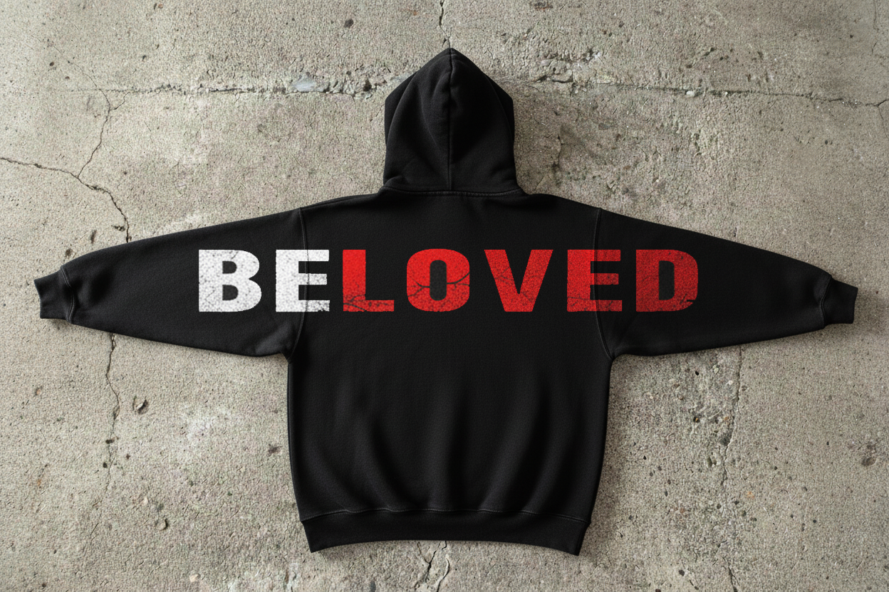BELOVED Black Hoodie