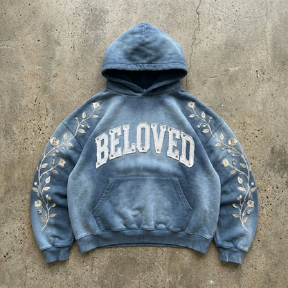 BELOVED - Heirloom Fade Rhintestone Hoodie